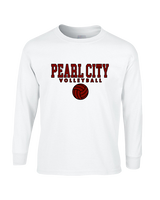 Pearl City HS Volleyball Block - Cotton Longsleeve