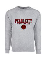 Pearl City HS Volleyball Block - Crewneck Sweatshirt