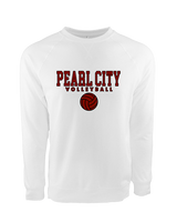 Pearl City HS Volleyball Block - Crewneck Sweatshirt