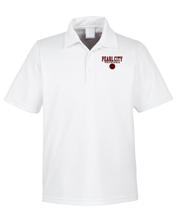 Pearl City HS Volleyball Block - Mens Polo