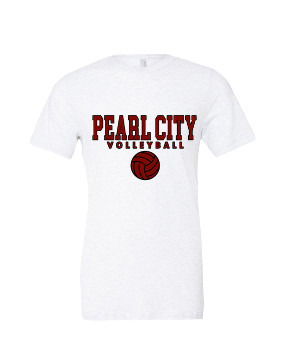 Pearl City HS Volleyball Block - Tri-Blend Shirt