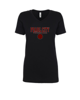 Pearl City HS Volleyball Block - Womens V-Neck