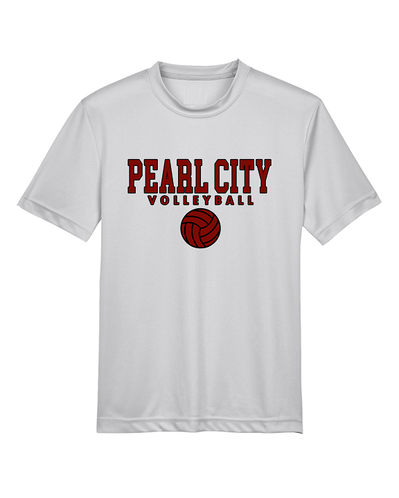 Pearl City HS Volleyball Block - Youth Performance Shirt