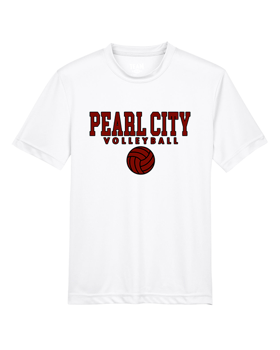 Pearl City HS Volleyball Block - Youth Performance Shirt