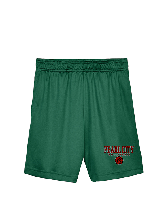 Pearl City HS Volleyball Block - Youth Training Shorts