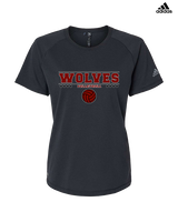 Pearl City HS Volleyball Border - Womens Adidas Performance Shirt