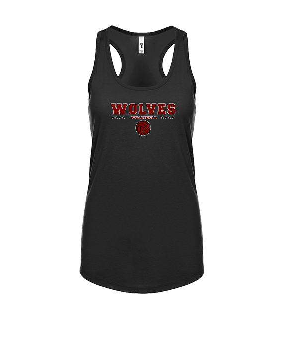 Pearl City HS Volleyball Border - Womens Tank Top