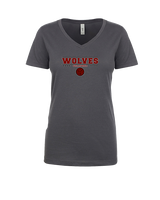Pearl City HS Volleyball Border - Womens Vneck