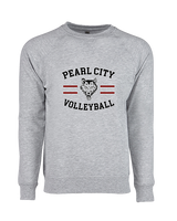 Pearl City HS Volleyball Curve - Crewneck Sweatshirt