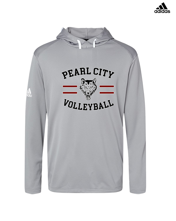 Pearl City HS Volleyball Curve - Mens Adidas Hoodie