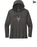 Pearl City HS Volleyball Curve - New Era Tri-Blend Hoodie