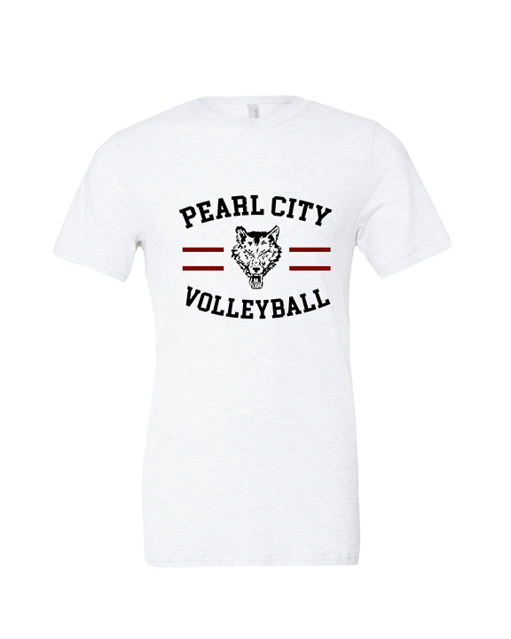 Pearl City HS Volleyball Curve - Tri-Blend Shirt