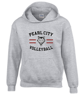 Pearl City HS Volleyball Curve - Unisex Hoodie