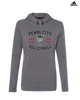 Pearl City HS Volleyball Curve - Womens Adidas Hoodie
