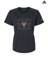 Pearl City HS Volleyball Curve - Womens Adidas Performance Shirt