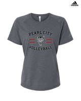 Pearl City HS Volleyball Curve - Womens Adidas Performance Shirt
