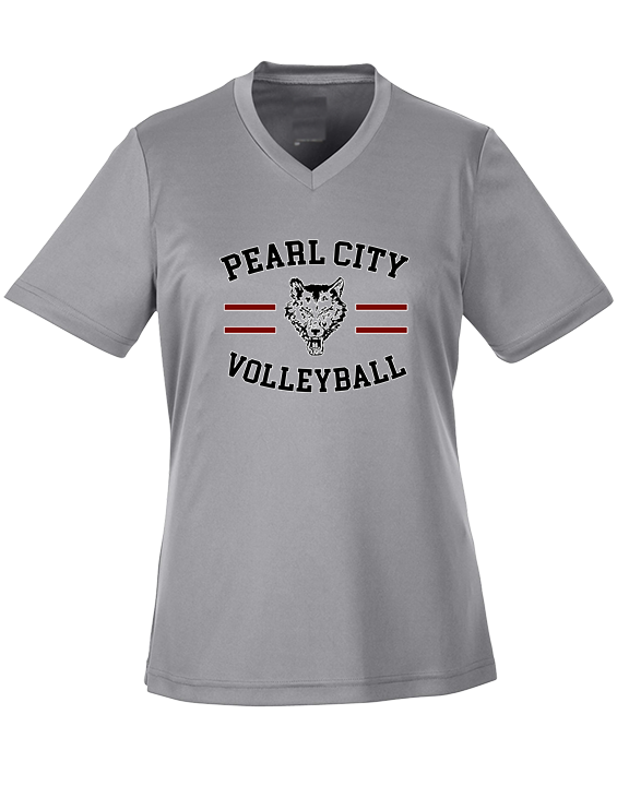 Pearl City HS Volleyball Curve - Womens Performance Shirt