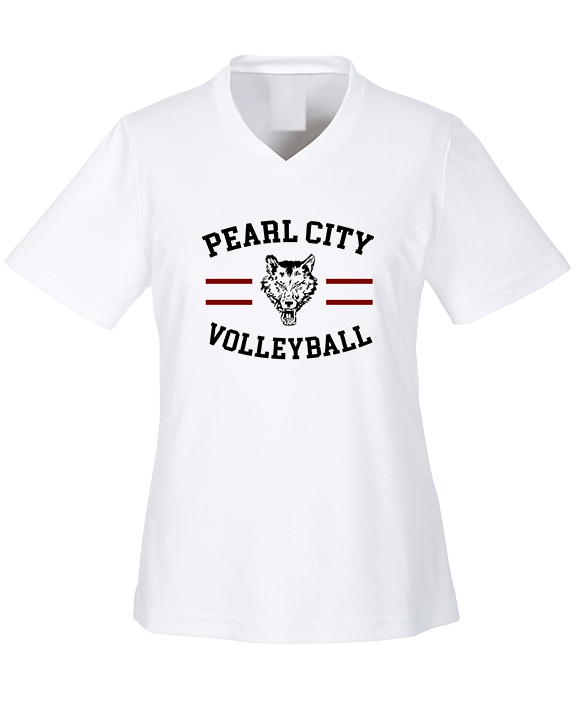 Pearl City HS Volleyball Curve - Womens Performance Shirt
