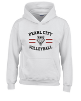 Pearl City HS Volleyball Curve - Youth Hoodie