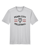 Pearl City HS Volleyball Curve - Youth Performance Shirt
