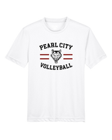 Pearl City HS Volleyball Curve - Youth Performance Shirt