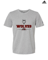 Pearl City HS Volleyball Half VBall - Mens Adidas Performance Shirt