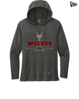 Pearl City HS Volleyball Half VBall - New Era Tri-Blend Hoodie