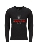 Pearl City HS Volleyball Half VBall - Tri-Blend Long Sleeve