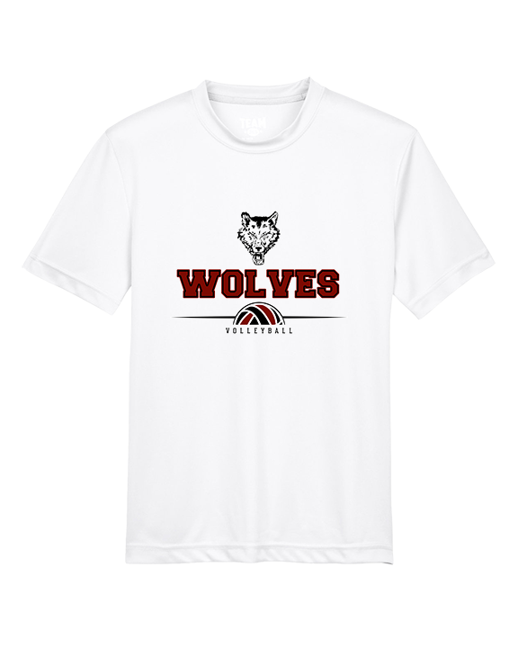 Pearl City HS Volleyball Half VBall - Youth Performance Shirt