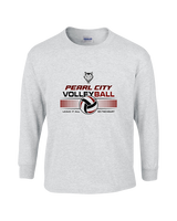 Pearl City HS Volleyball Leave It On The Court - Cotton Longsleeve