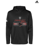 Pearl City HS Volleyball Leave It On The Court - Mens Adidas Hoodie