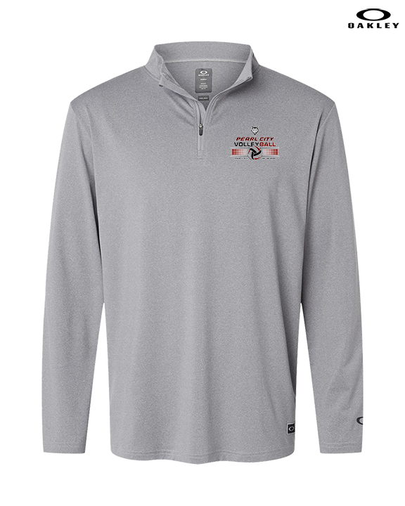 Pearl City HS Volleyball Leave It On The Court - Mens Oakley Quarter Zip