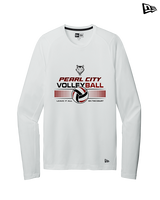 Pearl City HS Volleyball Leave It On The Court - New Era Performance Long Sleeve