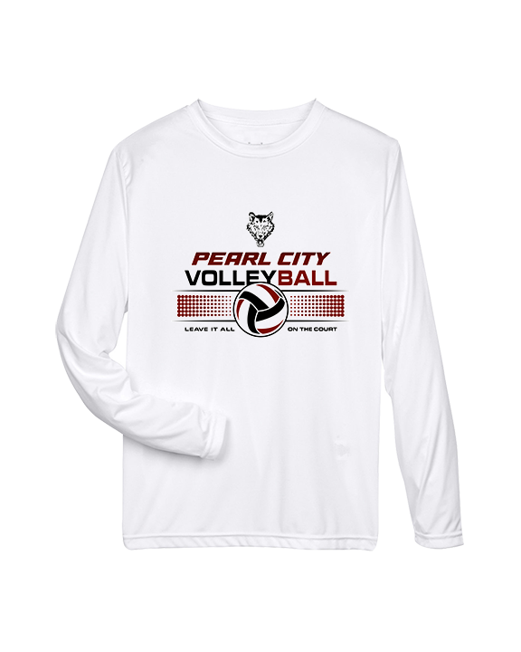 Pearl City HS Volleyball Leave It On The Court - Performance Longsleeve
