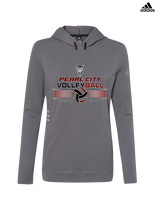 Pearl City HS Volleyball Leave It On The Court - Womens Adidas Hoodie