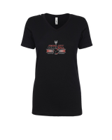 Pearl City HS Volleyball Leave It On The Court - Womens Vneck