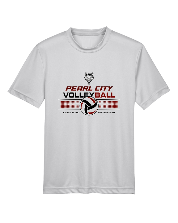 Pearl City HS Volleyball Leave It On The Court - Youth Performance Shirt