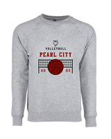 Pearl City HS Volleyball Vball Net - Crewneck Sweatshirt