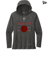 Pearl City HS Volleyball Vball Net - New Era Tri-Blend Hoodie