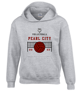 Pearl City HS Volleyball Vball Net - Unisex Hoodie