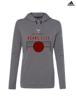 Pearl City HS Volleyball Vball Net - Womens Adidas Hoodie