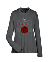 Pearl City HS Volleyball Vball Net - Womens Performance Longsleeve