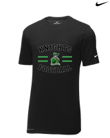 Pen Argyl HS Football Curve - Mens Nike Cotton Poly Tee