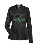 Pen Argyl HS Football Curve - Womens Performance Longsleeve