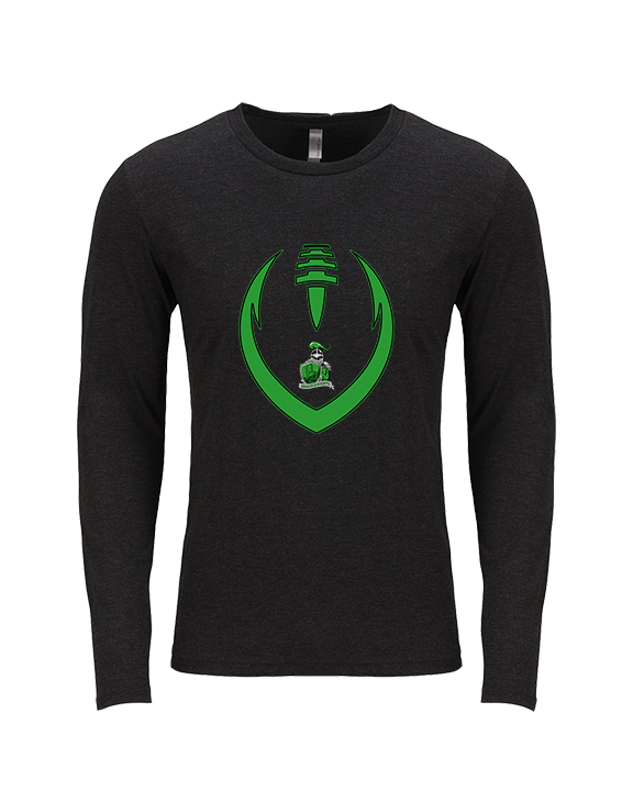 Pen Argyl HS Football Full Football - Tri-Blend Long Sleeve