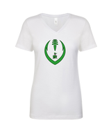 Pen Argyl HS Football Full Football - Womens Vneck