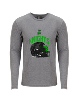 Pen Argyl HS Football Helmet - Tri-Blend Long Sleeve
