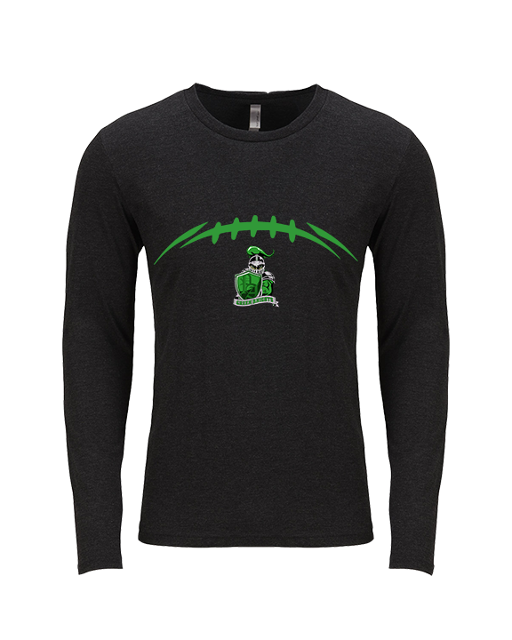 Pen Argyl HS Football Laces - Tri-Blend Long Sleeve