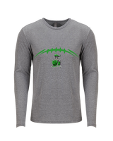 Pen Argyl HS Football Laces - Tri-Blend Long Sleeve
