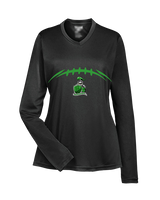 Pen Argyl HS Football Laces - Womens Performance Longsleeve